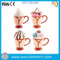 Novelty lovely ceramic Ice Cream Cup